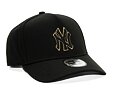 Kšiltovka New Era 9FORTY A-Frame MLB Black and Gold New York Yankees Black