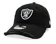 Kšiltovka New Era - NFL Wash & Distressed 9TWENTY - Las Vegas Raiders - Black