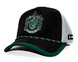 Kšiltovka Capslab - Harry Potter Trucker - Slytherin Crest Patch - Black / Green