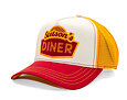 Kšiltovka Stetson - Stetson's Diner Trucker - Cream / Red / Yellow