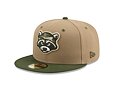 Kšiltovka New Era - MiLB Theme Nights 59FIFTY - Hudson Valley Renegades - Raccoon - Khaki / Olive