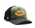 Kšiltovka Von Dutch - Oval Patch Premium Baseball - Olive / Black