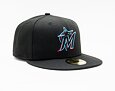 Kšiltovka New Era 59FIFTY MLB Authentic Performance Miami Marlins Fitted Team Color