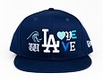 Kšiltovka New Era 9FIFTY Los Angeles Dodgers × Under Native Love Wave Snapback Blue