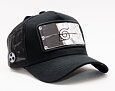 Kšiltovka Capslab - Naruto Trucker - Konoha Hidden Leaf Headband - Black / Silver