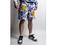 Kraťasy Market Smiley Sun Dye Yellow/Blue Tie-Die