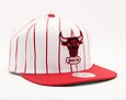 Kšiltovka Mitchell & Ness NBA Retro Pinstripe Snapback Hwc Chicago Bulls White