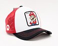 Kšiltovka Capslab - Super Mario Trucker - Mario Classic - White / Red