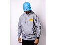 Mikina New Era NBA Half Logo Oversized Hoody Los Angeles Lakers Heather Grey