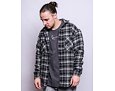 Košile Karl Kani Chest Signature Bouclé Check Shirt black/white