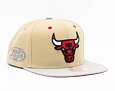 Kšiltovka Mitchell & Ness CLASSIC CANVAS SNAPBACK Chicago Bulls Tan