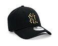 Kšiltovka New Era 9FORTY MLB Team Outline New York Yankees Black / Honey Yellow