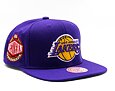 Kšiltovka Mitchell & Ness NBA Conference Patch Snapback Los Angeles Lakers Purple