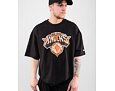 Triko New Era NBA Infill Logo Oversized Tee New York Knicks Black / Rush Orange
