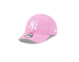 Dětská Kšiltovka New Era 9FORTY Kids MLB League Essential New York Yankees Wild Rose / White
