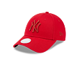 Dámská Kšiltovka New Era 9FORTY Womens MLB League Essential New York Yankees Scarlet / H Red