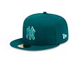 Kšiltovka New Era 59FIFTY MLB Team Outline 5 New York Yankees Malachite / White