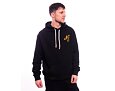 Mikina New Era Script Logo Oversized Hoody - Black / Metallic Gold