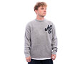 Svetr New Era - Branded Script Knit Sweater - Heather Grey