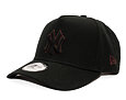 Kšiltovka New Era - MLB Team Outline 9FORTY A-Frame - NY Yankees - Black / Burgundy