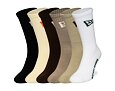 Ponožky New Era - Flag Crew Socks 6pk - Earth Palette