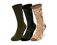 Ponožky New Era - Camo Crew Socks 3pk - Olive