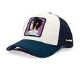 Kšiltovka Capslab - Naruto Trucker - Sasuke Rinnegan Patch - White / Navy
