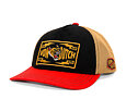 Kšiltovka Von Dutch - Tiger Head Patch Premium Trucker - Black / Red / Tan