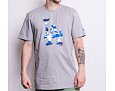 Triko New Era MLB Camo Pack Infill Los Angeles Dodgers Grey / Blue Camo