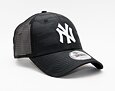Kšiltovka New Era 9FORTY MLB Home Field Trucker New York Yankees Strapback Black / Optic White