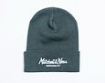 Kulich Mitchell & Ness Branded Pinscript Cuff Knit Dark Green