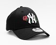 Kšiltovka New Era 9FORTY MLB Rose New York Yankees Black
