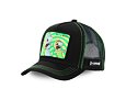 Kšiltovka Capslab - Rick & Morty Trucker - Portal Panic - Black / Green