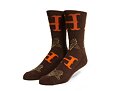 Ponožky HUF × Thrasher Duality Sock Chocolate