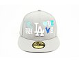 New Era 59FIFTY Los Angeles Dodgers × Under Native Love Wave Grey