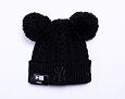Dámský kulich New Era MLB Womens Double Pom Cuff Beanie New York Yankees Black