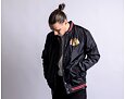 Bunda '47 Brand NHL Chicago Blackhawks Core Poly Fill '47 Drift Track Jacket Jet Black