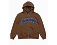 Mikina Wasted Paris Hoodie Zip Chill Kingdom - Cognac