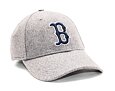 Kšiltovka New Era 9FORTY MLB Melton Wool Essential Boston Red Sox Graphite / Navy