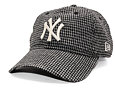 Kšiltovka New Era - MLB Houndstooth 9TWENTY - NY Yankees - Black