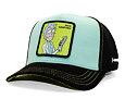 Kšiltovka Capslab - Rick & Morty Trucker - Portal Gun - Mint / Black