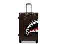 Kufr Sprayground - Sharks In Paris Wtf Bubble Brown Check Full-Size Luggage