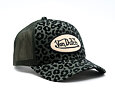 Dámská kšiltovka Von Dutch - Velvet Leopard Print Baseball - Olive