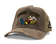Kšiltovka Capslab - Lucky Luke A-Frame - Bullet Holes Distressed - Olive
