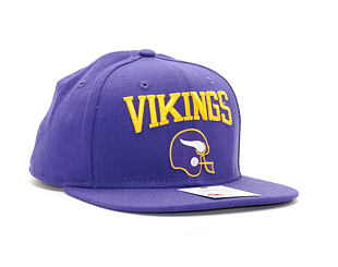 Kšiltovka New Era Heritage Wool Minnesota Vikings 9FIFTY Purple Snapback