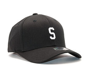 Kšiltovka State of WOW Sierra SC9201-990S Baseball Cap Crown 2 Black/White Strapback
