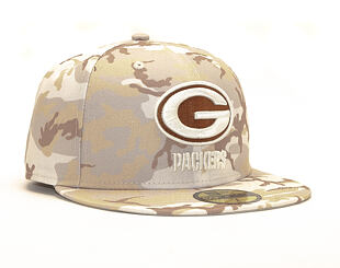 Kšiltovka New Era 59FIFTY Green Bay Packers Camo Sand