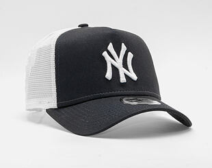 Kšiltovka New Era - MLB Clean 9FORTY Trucker - NY Yankees - Navy / White