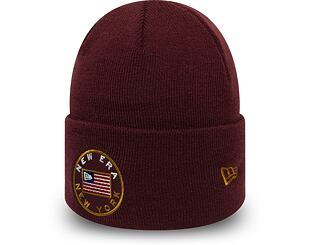 Kulich New Era Flagged Out Cuff Knit Maroon