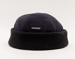 Docker Cap Stetson Wool/Cashmere Sonstige Navy/Black 8810101